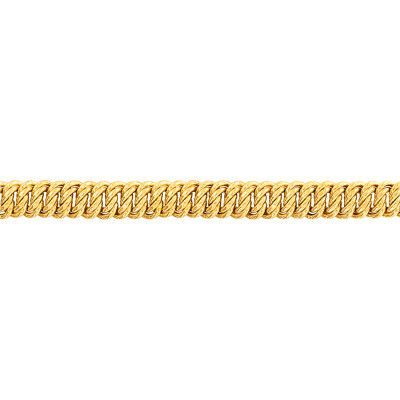 Bracelet Maille Américaine, Or jaune 750, 20 cm - Manillon