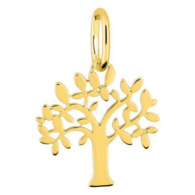 Pendentif Arbre de vie, Or Jaune 375, 11x11mm - Emanessence