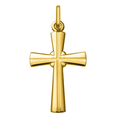 Croix sans Christ, Or Jaune 750, 14x22mm - Argyor