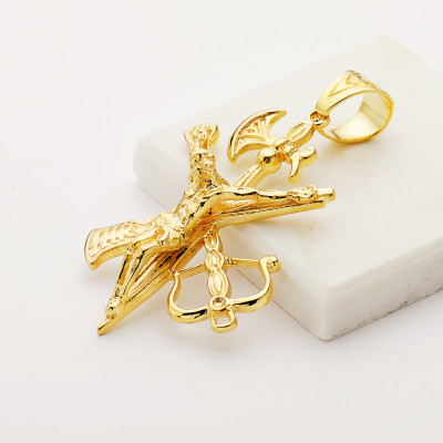 Croix Légionnaire, Or jaune 750, 18x29mm - Lumiosa