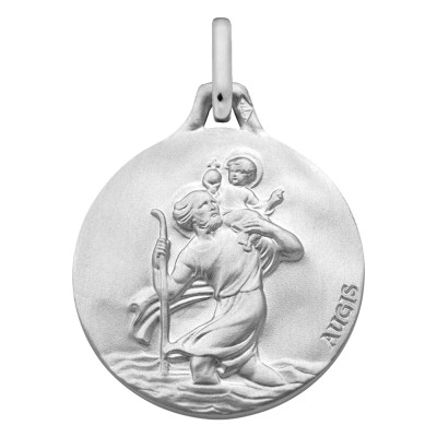 Médaille Saint Christophe, Argent 925, 18 mm - Augis