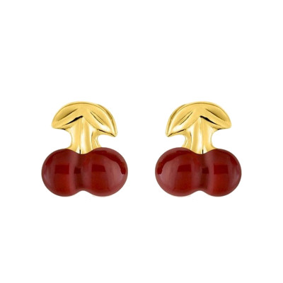 Boucles d'oreilles Cerise, Or jaune - Bambins