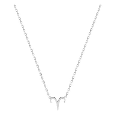 Collier Signe Astrologique Bélier, Argent 925, 42cm - Vandona