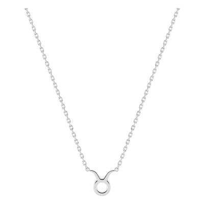 Collier Signe Astrologique Taureau, Argent 925, 42cm - Vandona