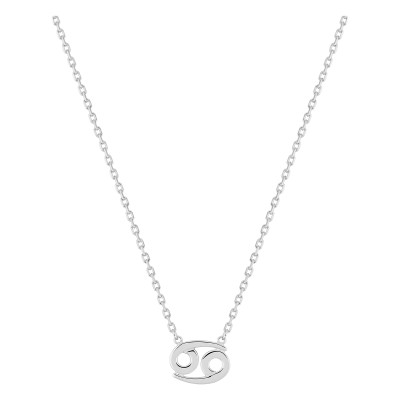 Collier Signe Astrologique Cancer, Argent 925, 42cm - Vandona