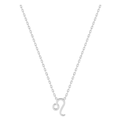Collier Signe Astrologique Lion, Argent 925, 42cm - Vandona