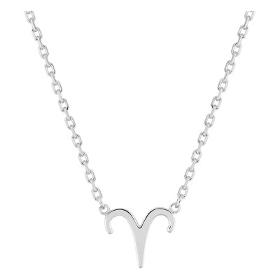 Collier Signe Astrologique Bélier, Argent 925, 42cm - Vandona