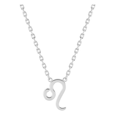 Collier Signe Astrologique Lion, Argent 925, 42cm - Vandona