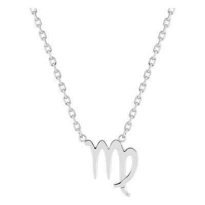 Collier Signe Astrologique Vierge, Argent 925, 42cm - Vandona
