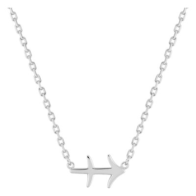 Collier Signe Astrologique Sagittaire, Argent 925, 42cm - Vandona