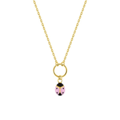 Collier Enfant Coccinelle, Or jaune 750 - Bambins
