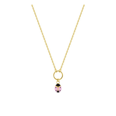 Collier Enfant Coccinelle, Or jaune 750 - Bambins