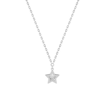 Collier étoile scintillante, Argent 925, 42cm - Bambins