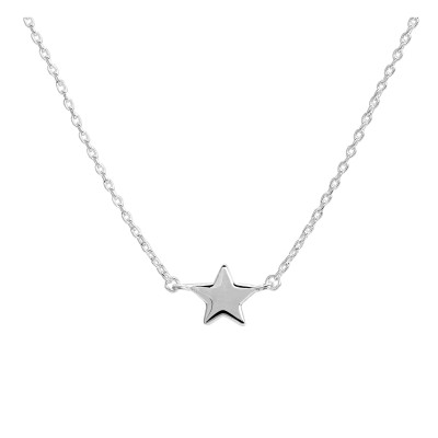 Collier petite étoile, Argent 925, 42cm - Bambins