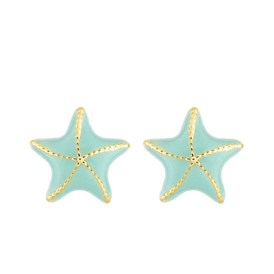 Boucles d'oreilles Etoile de Mer, Or Jaune 375 - Bambins