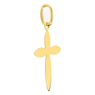 Pendentif Croix, Or Jaune 375, 20mm - Emanessence