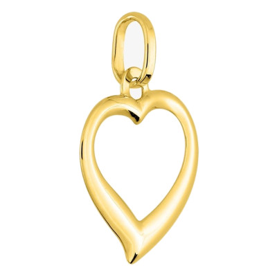 Pendentif mini coeur ajouré, Or jaune - Emanessence