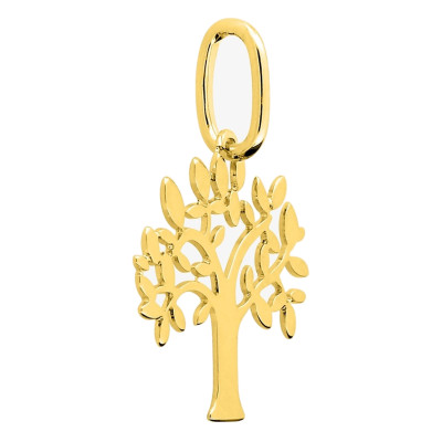 Pendentif Arbre de vie, Or Jaune 375, 11x11mm - Emanessence