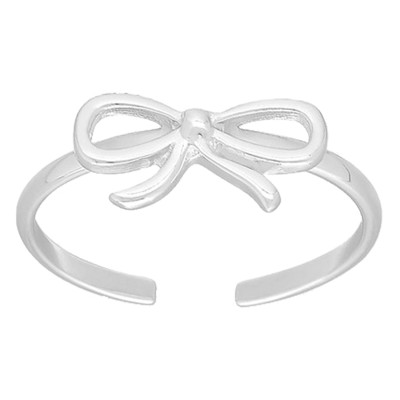 Bague Enfant Noeud papillon, Argent 925, Ajustable - Bambins