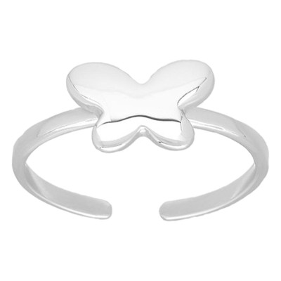 Bague Enfant Papillon, Argent 925, Ajustable - Bambins