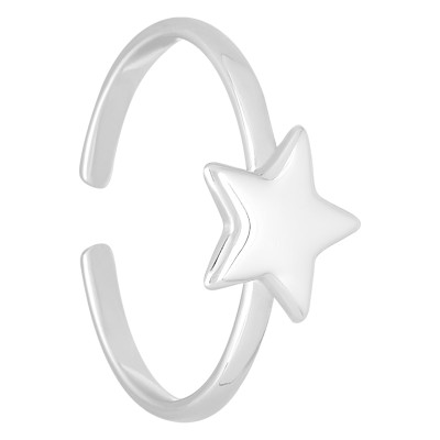 Bague Enfant Etoile, Argent 925, Ajustable - Bambins