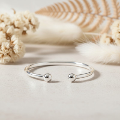 Bracelet Jonc Enfant, Argent 925 - Artemis