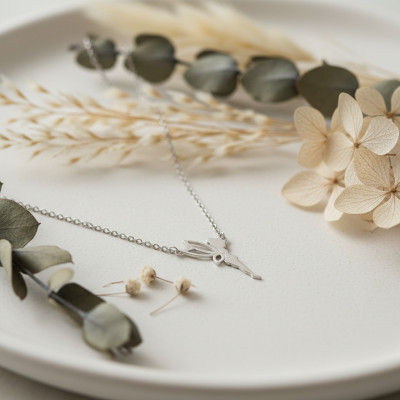 Collier petite Fée, Argent 925, 42cm - Bambins