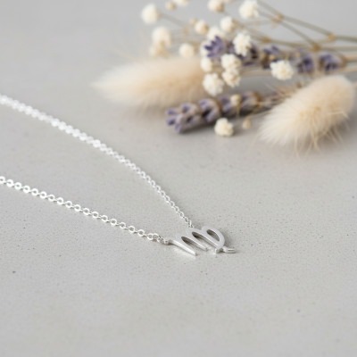 Collier Signe Astrologique Vierge, Argent 925, 42cm - Vandona