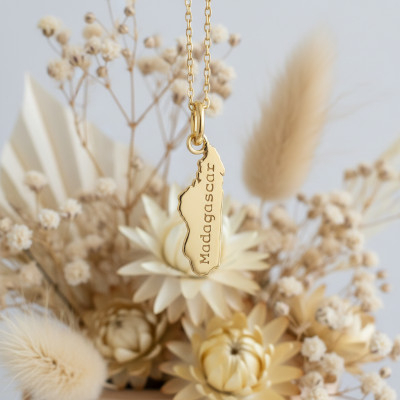 Pendentif Madagascar, Or Jaune 750 - Lucas Lucor