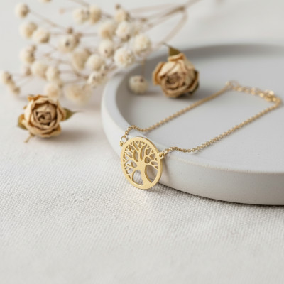 Bracelet Arbre de la Vie, Or jaune 375 - Bambins