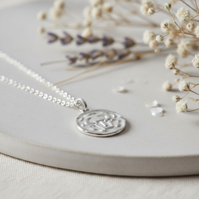 Pendentif Signe Astrologique Taureau, Argent - Emanessence