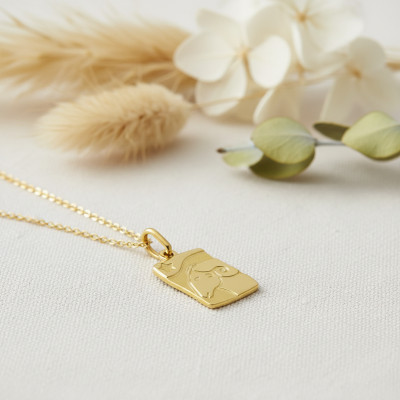 Pendentif Signe Astrologique Bélier, Or jaune 375 - Argyor