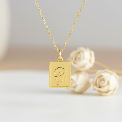 Pendentif zodiaque scorpion, Or jaune 750 - Emanessence