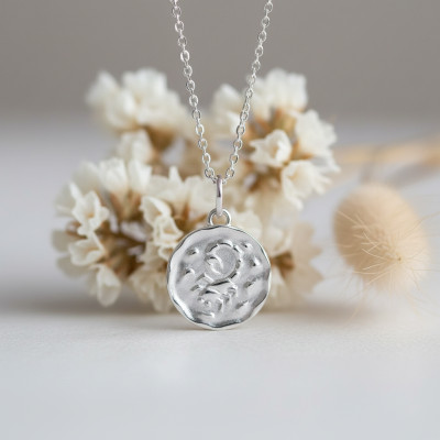 Pendentif Signe Astrologique Scorpion, Argent - Emanessence