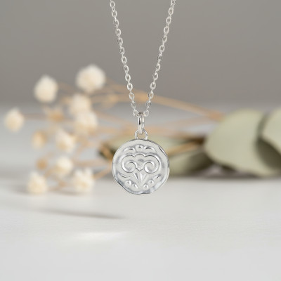 Pendentif Signe Astrologique Bélier, Argent - Emanessence