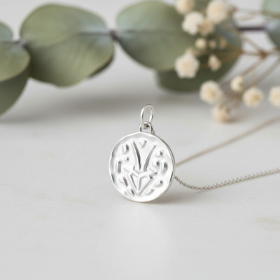 Pendentif Signe Astrologique Capricorne, Argent - Emanessence