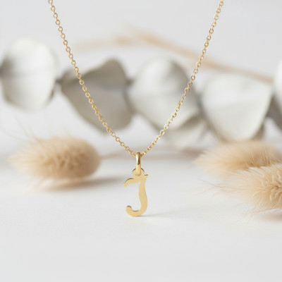 Pendentif lettre I, Or jaune 750 - Argyor
