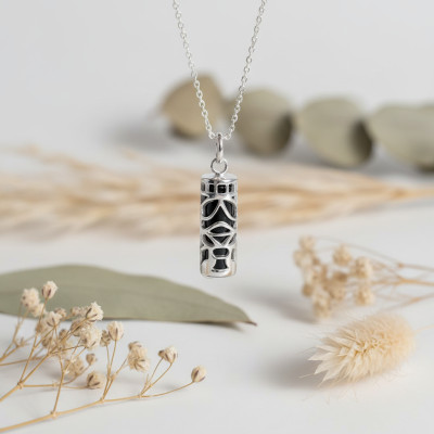 Pendentif Tiki Sagesse, Argent 925 - Rosatella