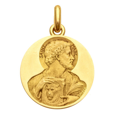 Médaille Saint Marc, Or Jaune 750, 15 à 20 mm - Becker