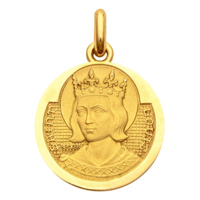 Médaille Saint Louis, Or Jaune 750, 15 à 20 mm - Becker