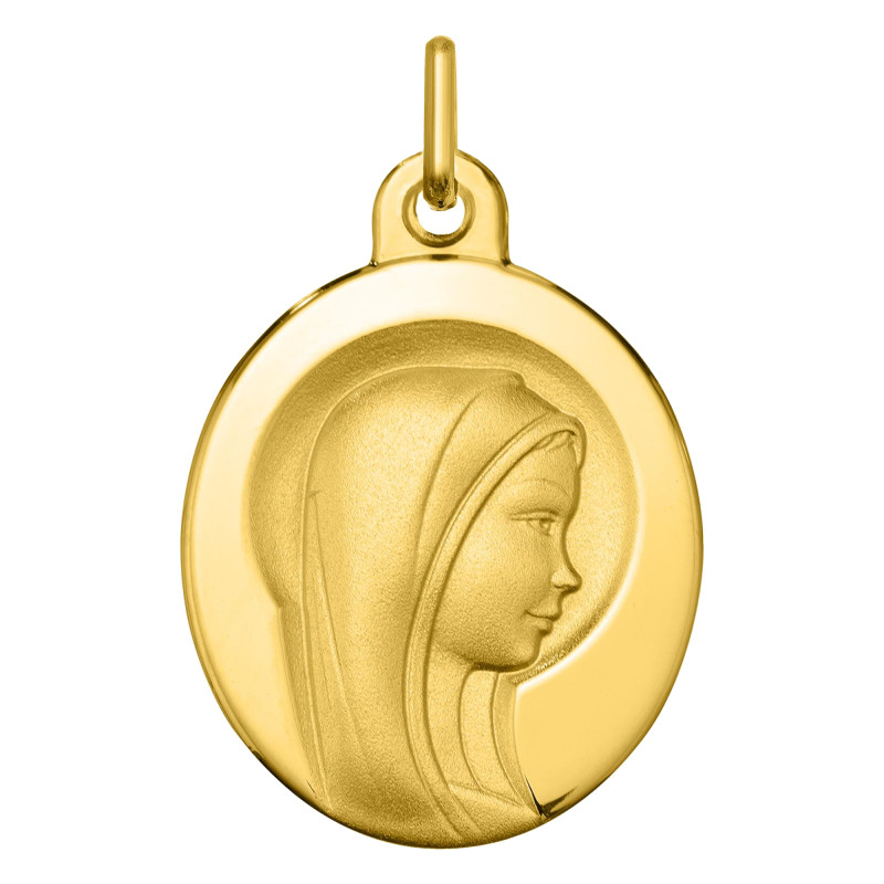 Médaille Vierge, Or jaune 750, 20x17mm - Argyor