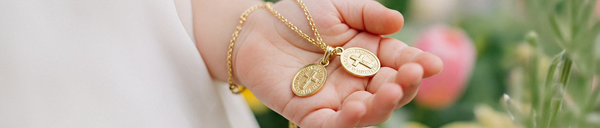 Medaille bapteme Or Jaune