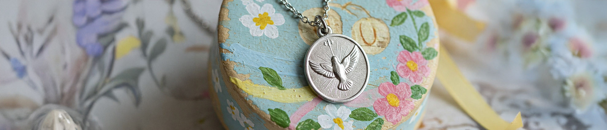 Medaille bapteme argent