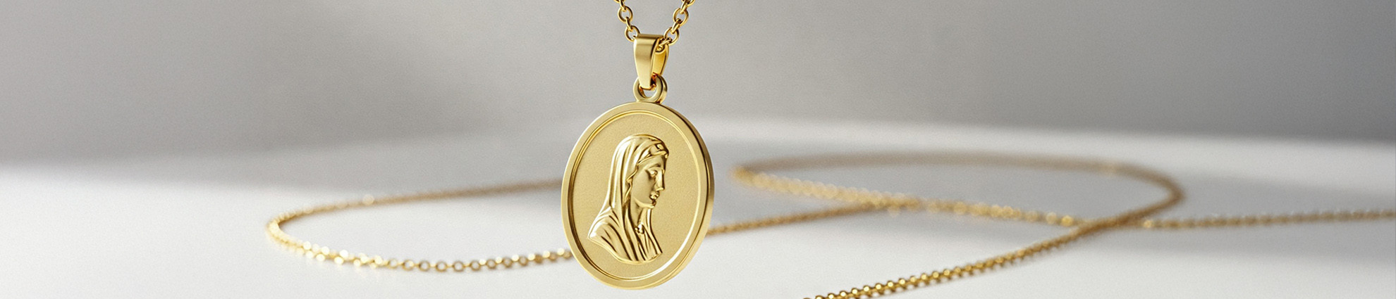 Médaille Vierge Or Jaune