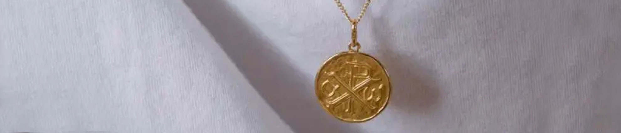 Médaille Chrisme or jaune