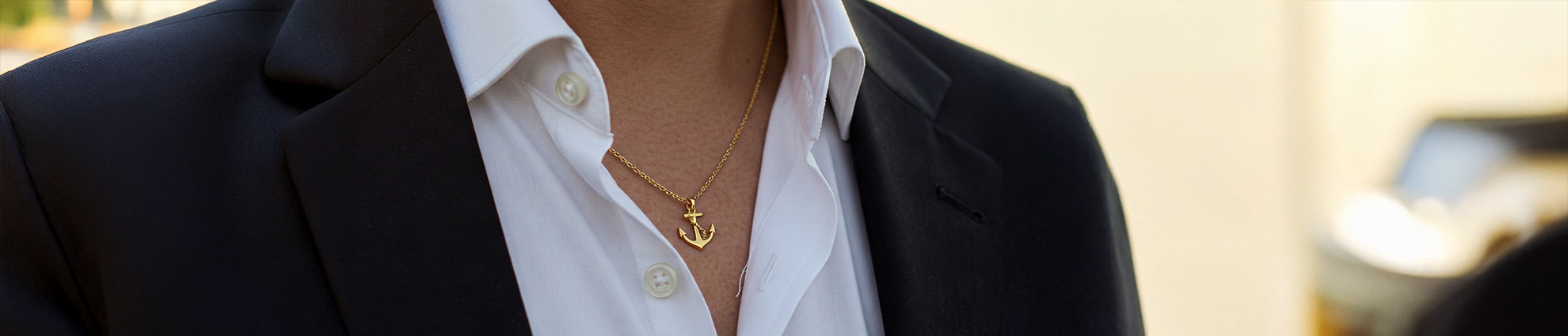 Collier homme
