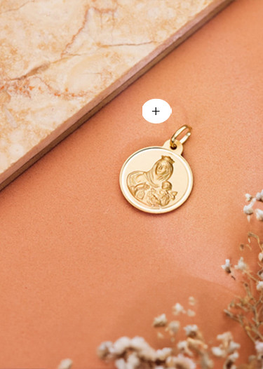 Médaille or jaune Bloc 1