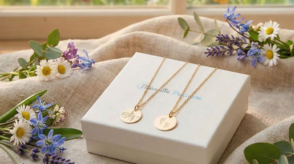 Cadeaux de naissance & M&eacute;dailles de bapteme